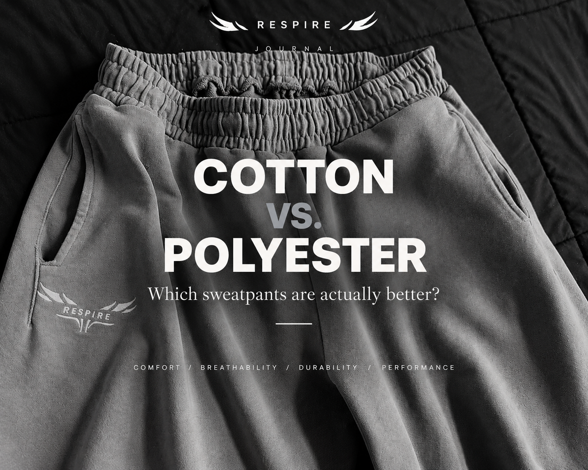 100% Cotton vs. Polyester Sweatpants: What's Actually Better?