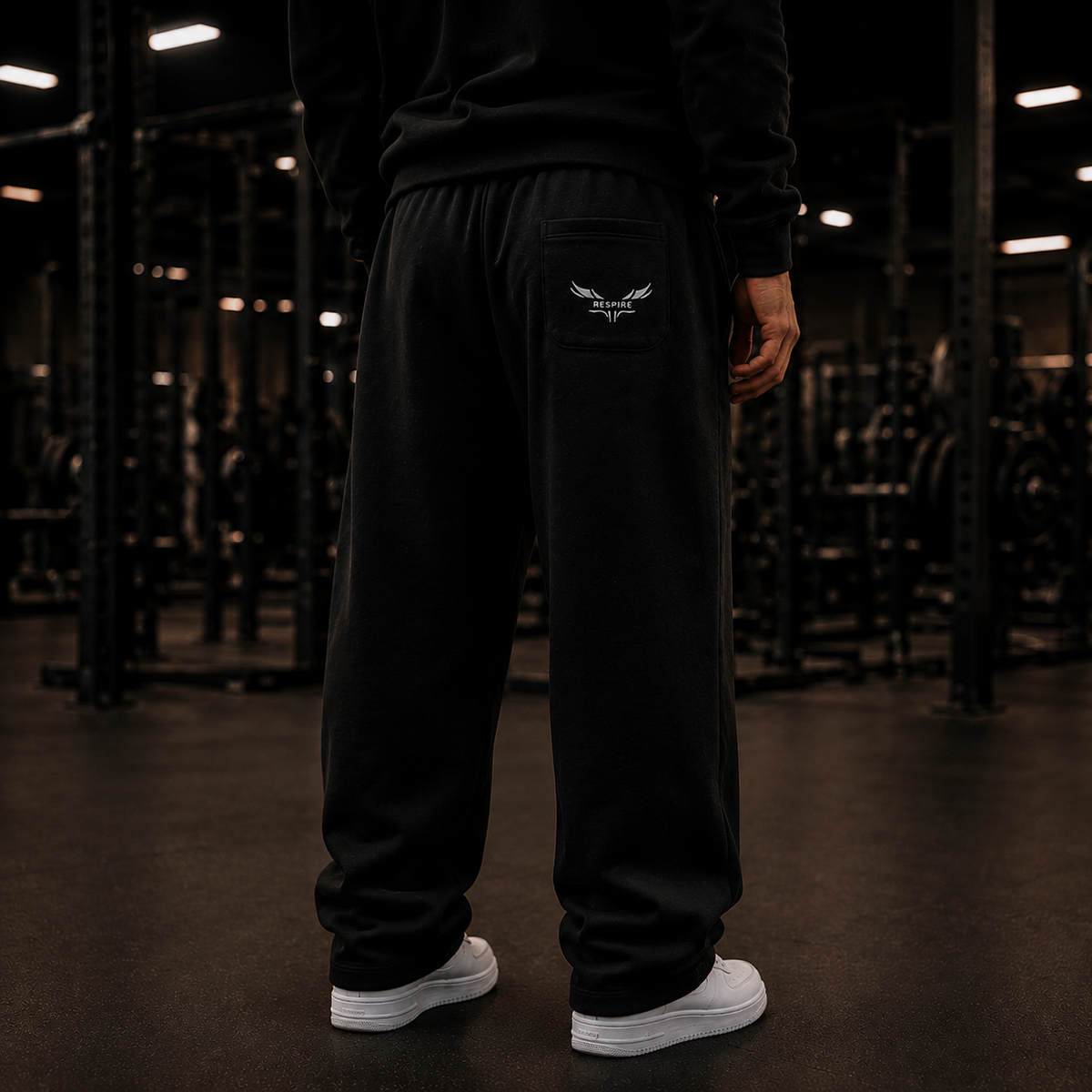 Black Respire Alpine Sweats lifestyle 