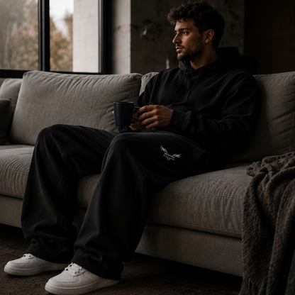 Black Respire Alpine Sweats lifestyle 