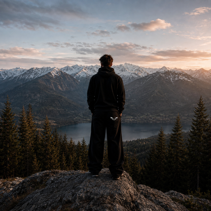 Black Respire Alpine Sweats lifestyle 