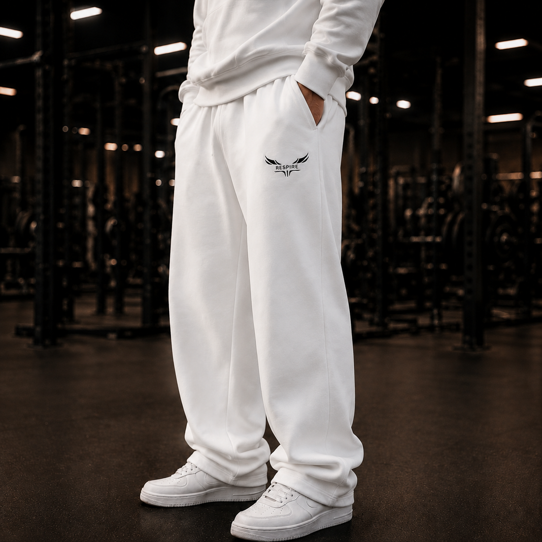 White Respire Alpine Sweats 