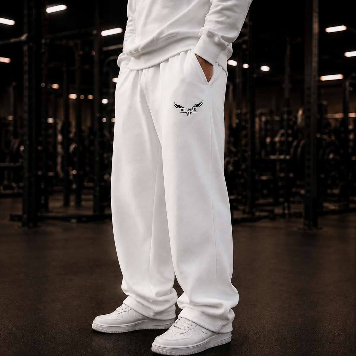 White Respire Alpine Sweats 