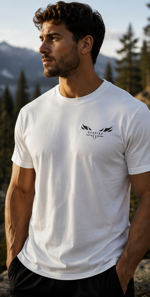 Premium Stillness Is Strength Tee lifestyle image